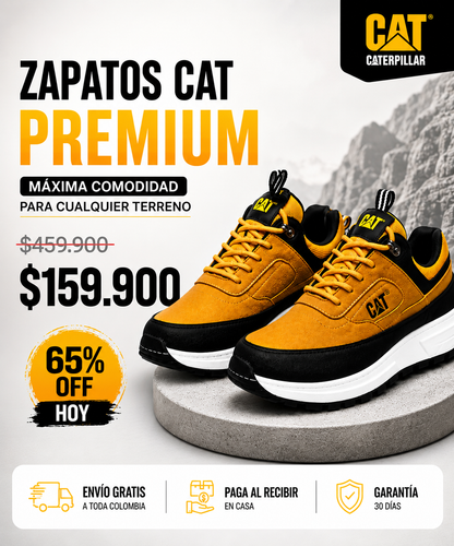 Zapatos Caterpillar Premium + Gorra y Llavero de Regalo