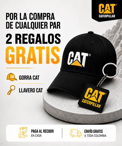 Zapatos Caterpillar Premium + Gorra y Llavero de Regalo