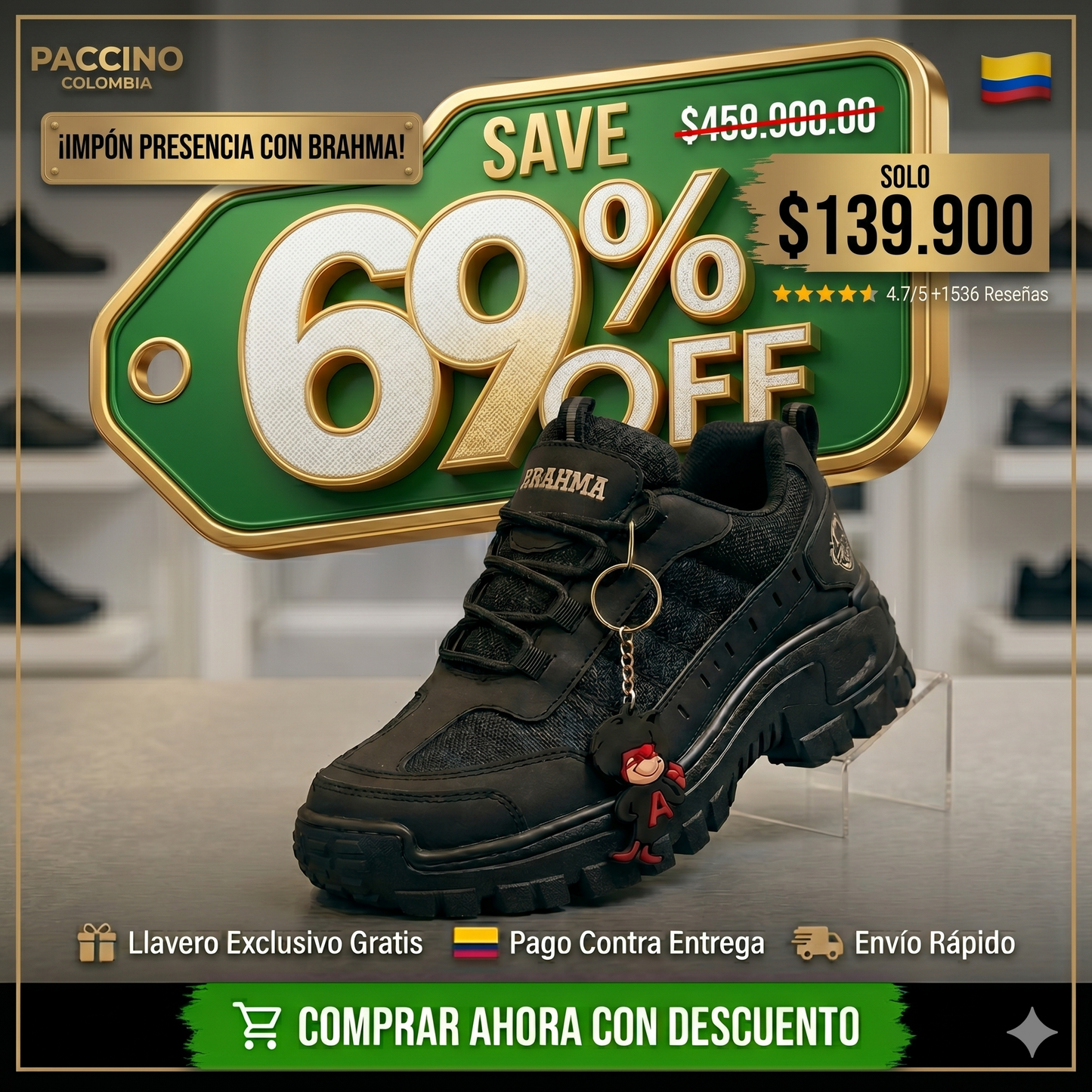 🔥 PROMO - Zapatos Premium Con 70% OFF Solo Hoy 🎁